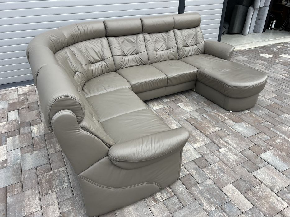 Coltar Living ~ Sufragerie XXL Piele Naturala  Forma U Himolla