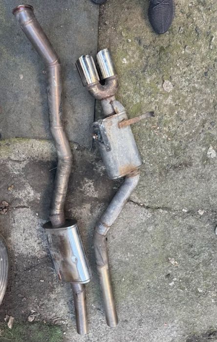 Traseu evacuare inox bmw