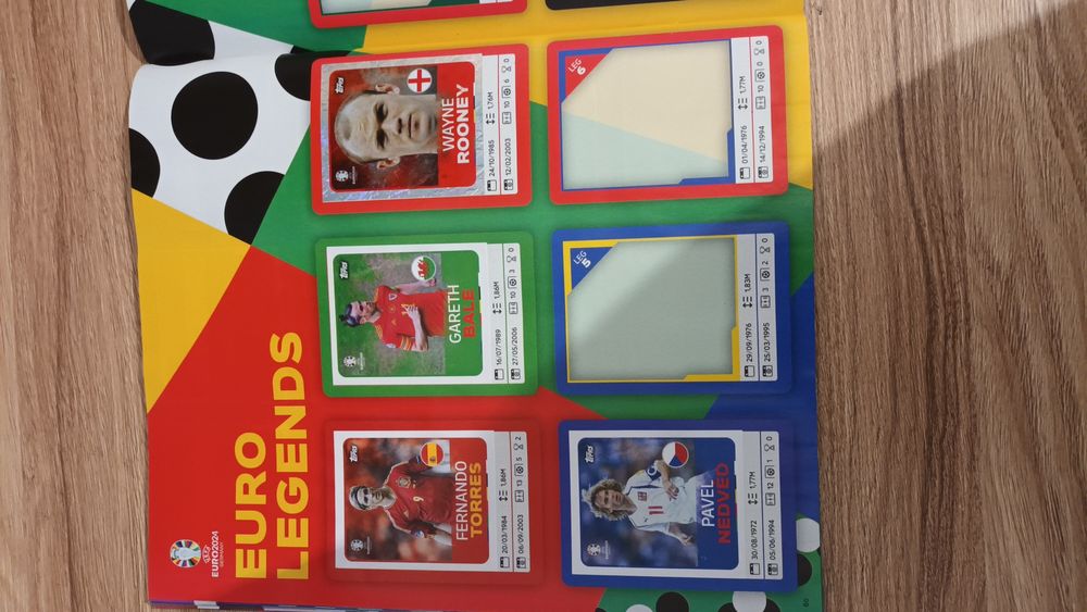 Album euro 2024 topps 30% completat+bonus