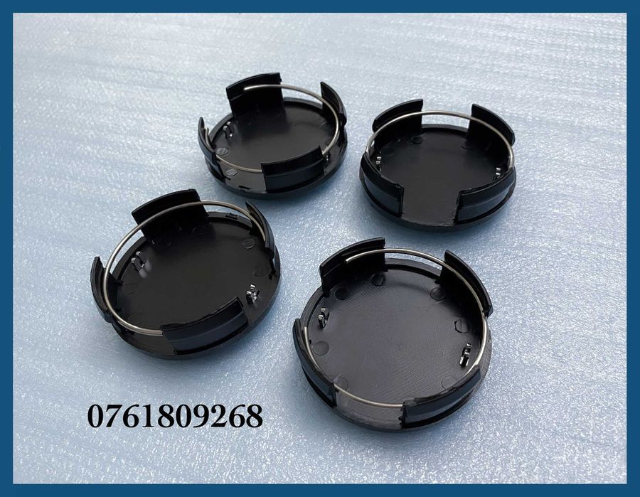 Set 4 capace negre 62mm jante aliaj Toyota