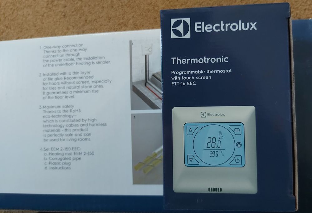 Covor încălzire în pardoseala Electrolux