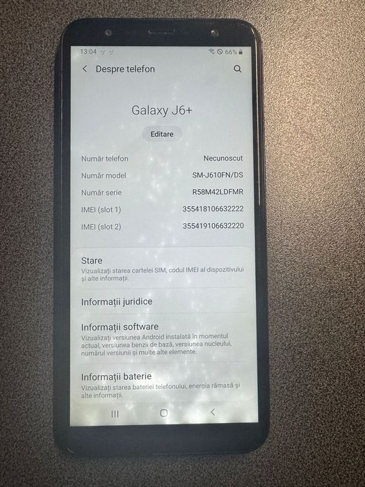 Vand - samsung J6 plus