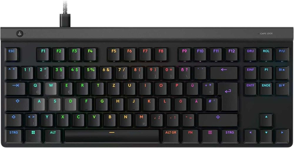Геймърска клавиатура Logitech G515 Rapid TKL DEU QWERTZ черна - НОВА