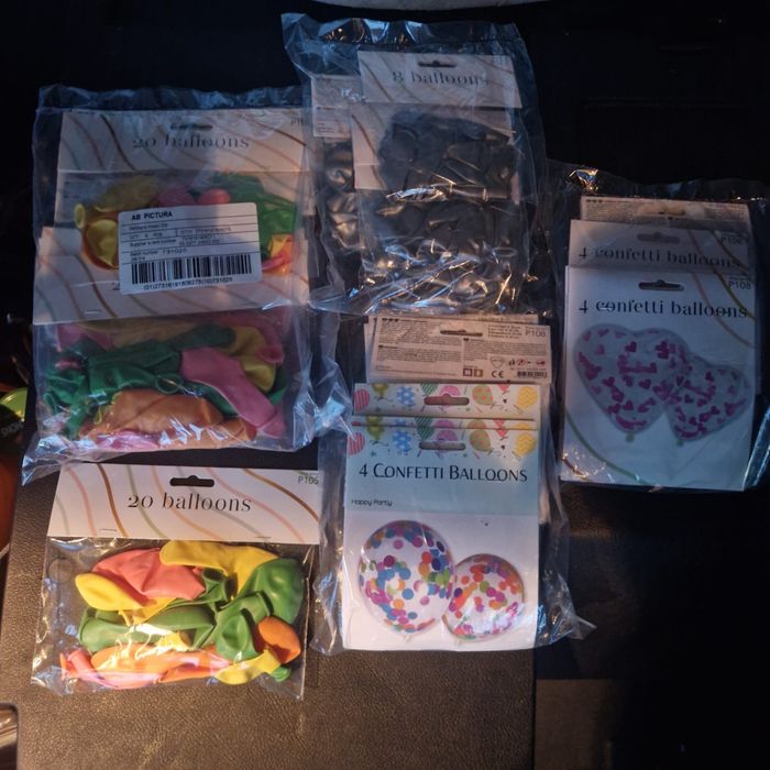 Baloane multe moedele multicolor