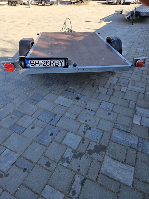 Remorca atv moto rabatabil 750 kg,250x160 dimensiuni, stare noua
