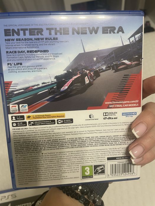 Игра за PS5 F1 22