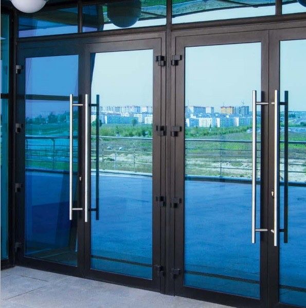 Алюминиевые входные двери