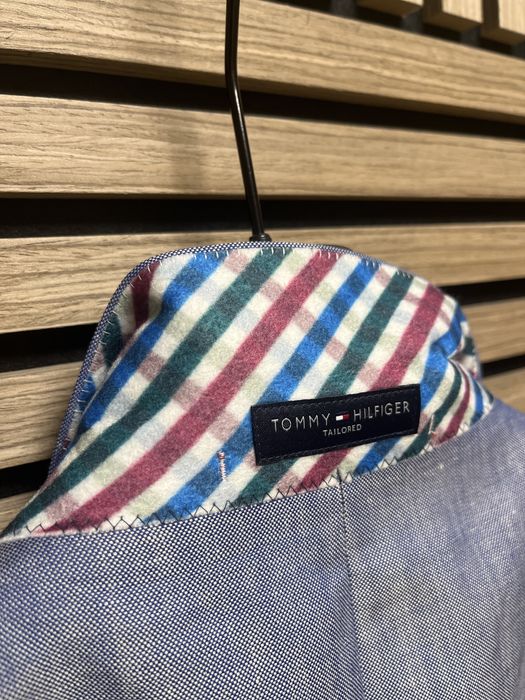 Tommy Hilfiger Tailored - Сако с вълна и лен ХЛ размер / Оригинал