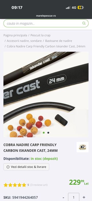 Cobra NADIRE CARBON Iskander 24mm