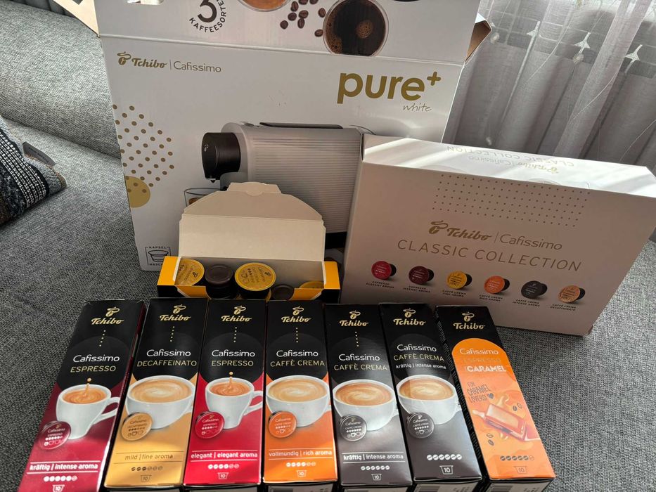 Cafissimo Pure- Бяла с подарък капсули.