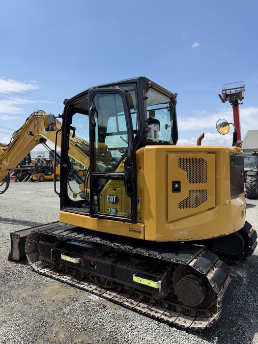 Excavator pe șenile CAT 308 CR an fabricație02/2022 ore 3500 service total făcut