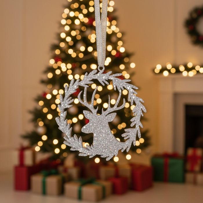 Елочная игрушка из эпоксидной смолы