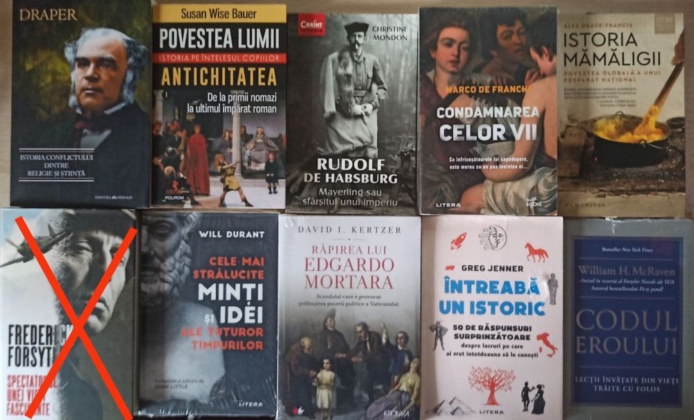 Carti istorie universala diverse (lichidare biblioteca)
