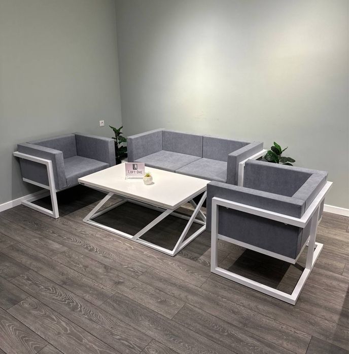 Диваны лофт комплект диван кресло в стиле лофт мягка мебель офисная