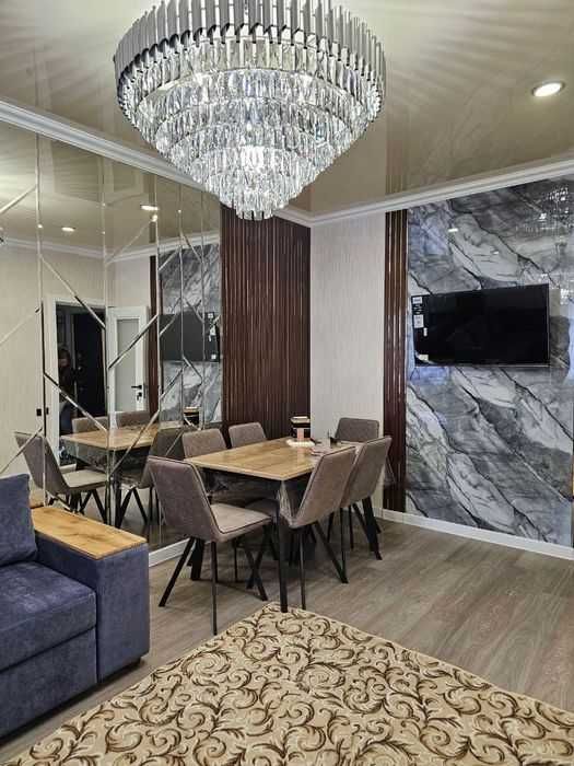 2-х комнатная квартира с новым ремонтом возле MegaPlanet!!!