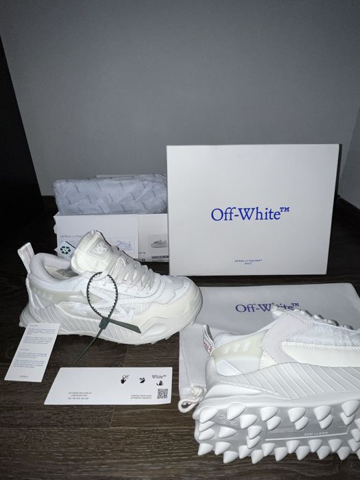Off white ODSY 1000! Piele naturala! + ACCESORII