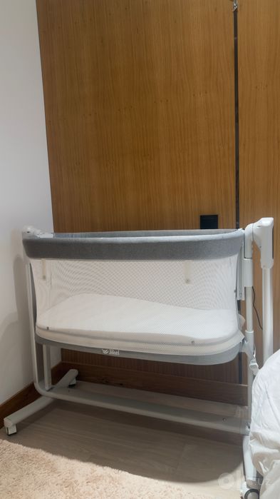 Кроватка-качалка Jikel 2 в 1 — Серый