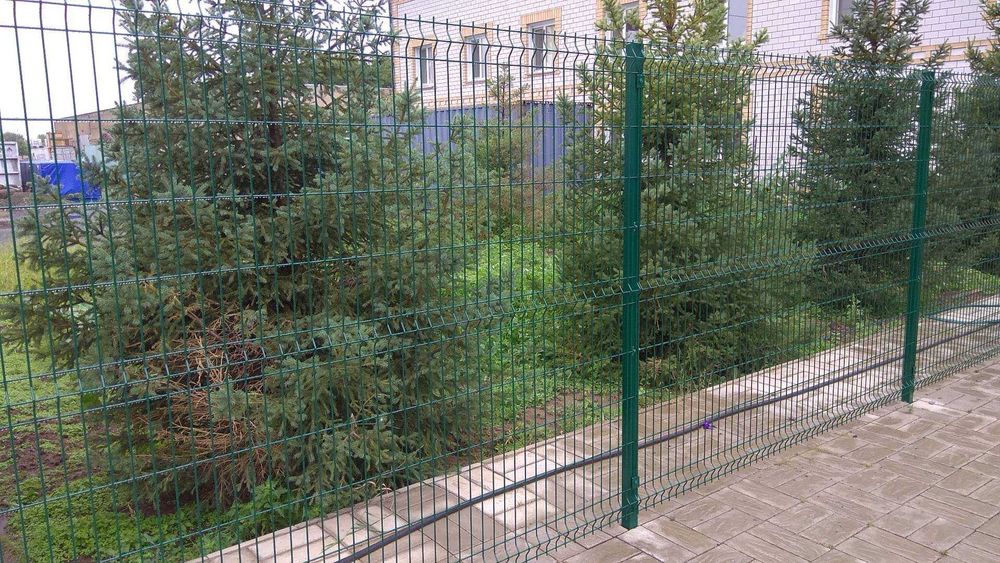 Забор из 3D сетки