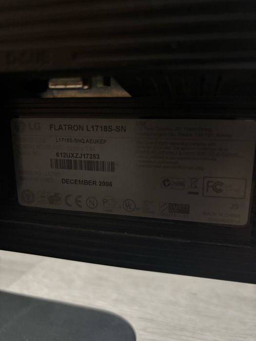 Monitor LG flatron vga
