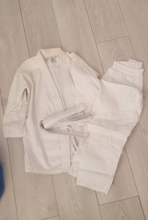 Costum jujitzu carate baieti marimea 130 cm