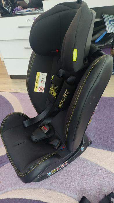 CHIPOLINO Стол за кола 0-36 кг. ТЕХНО ISOFIX 360°