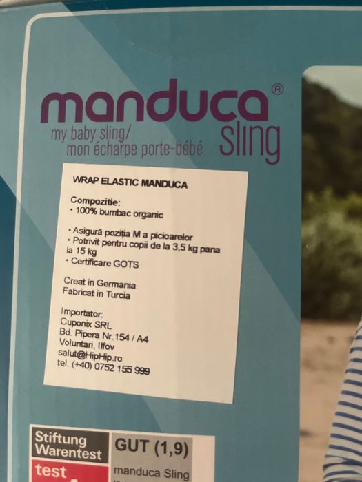 Wrap elastic Manduca