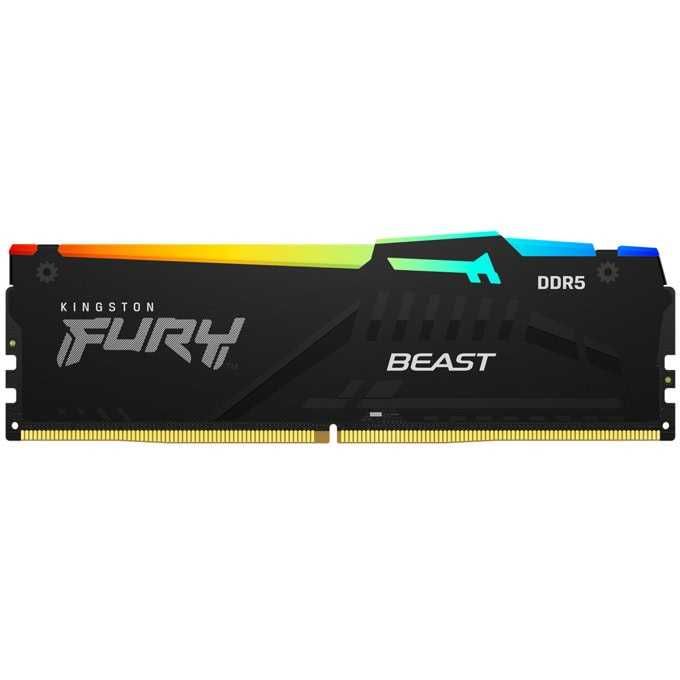 Нова RAM памет Kingston FURY Beast RGB 32GB 2x16 DDR5 6000MHz CL30 с ГАРАНЦИЯ!!!