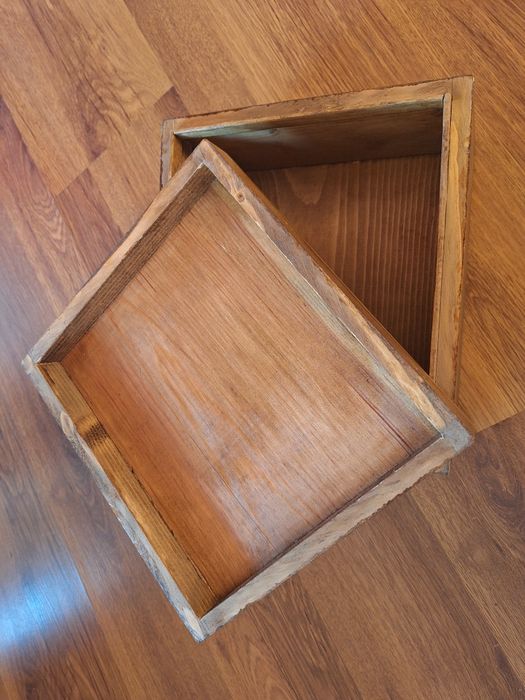 Дървена кутия масив