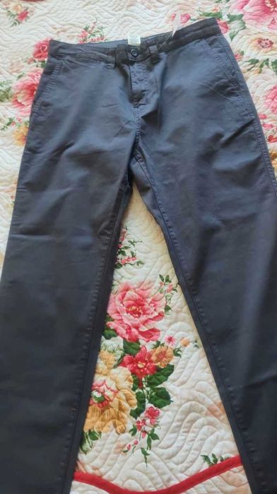 Pantaloni barbati noi bumbac