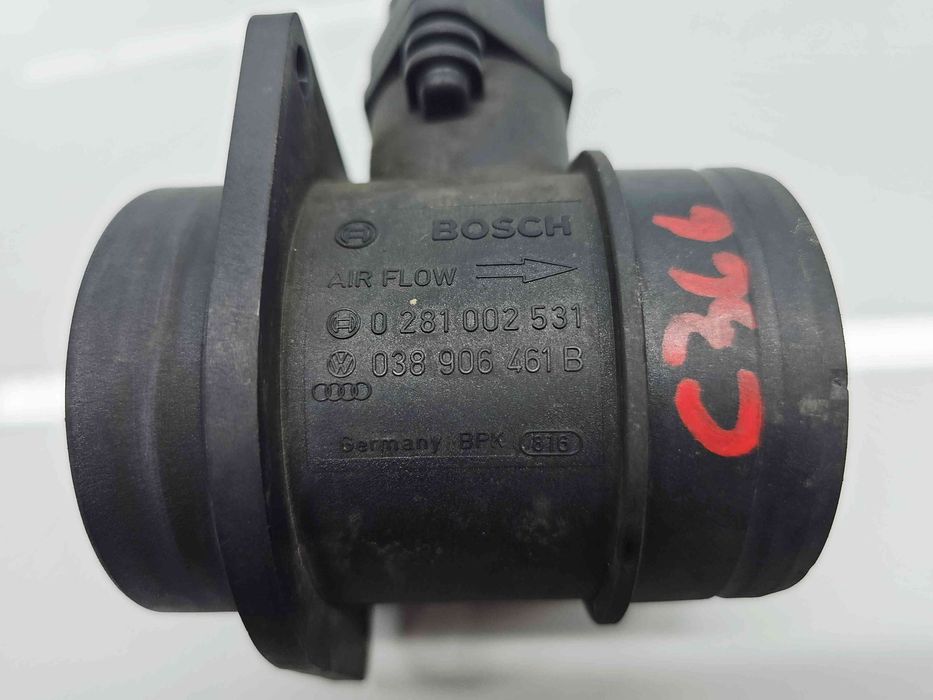 Debitmetru aer Skoda Fabia 2 (5J, 542) [Fabr 2007-2014] 038906461B 1.4