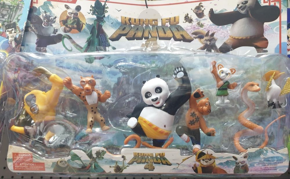 Голям комплект 7 броя фигурки Кунг Фу Панда/Kung Fu Panda фигурки