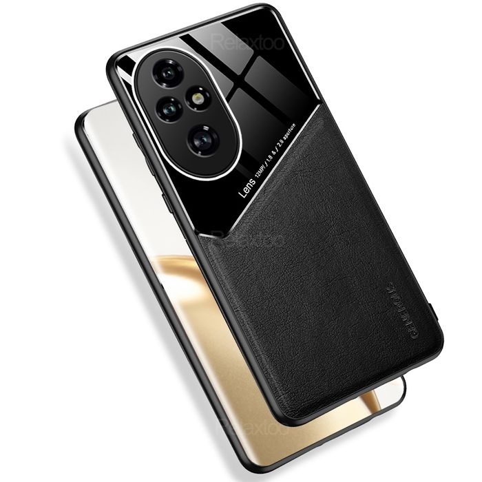 Honor 200 / 200 Pro / GENEROUS Кожен кейс гръб с магнит