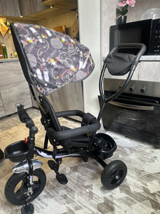 Велосипед детский с ручкой для родителей