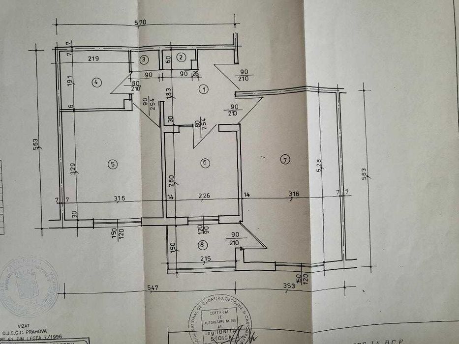 vand apartament 2 camere cf 1 - garaj -  republicii - c-tin brezeanu