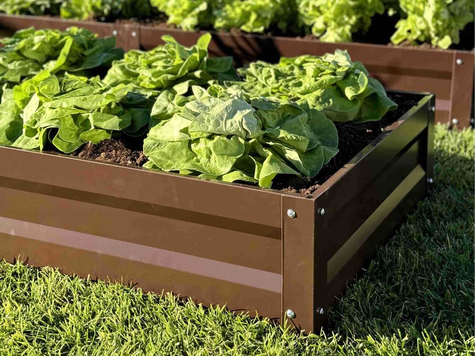 Градинска леха Primaterra сив/кафяв/ зелен цвят