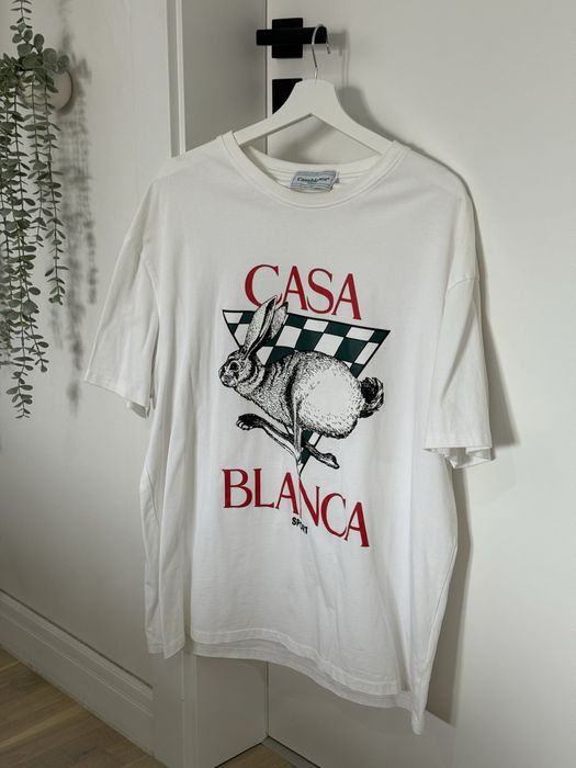 Tricou Casablanca cu iepure / XL / alb