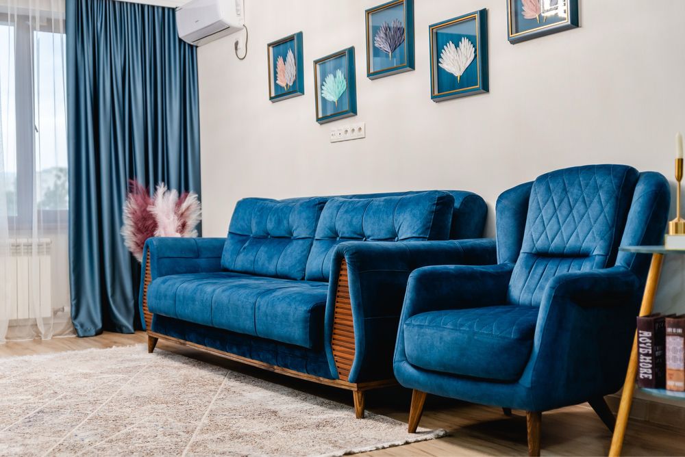 Диван и 2 кресла