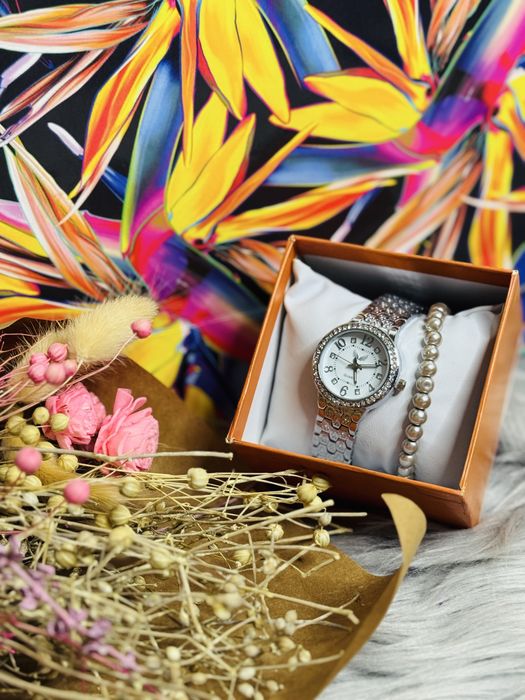 Set ceas dama + accesoriu