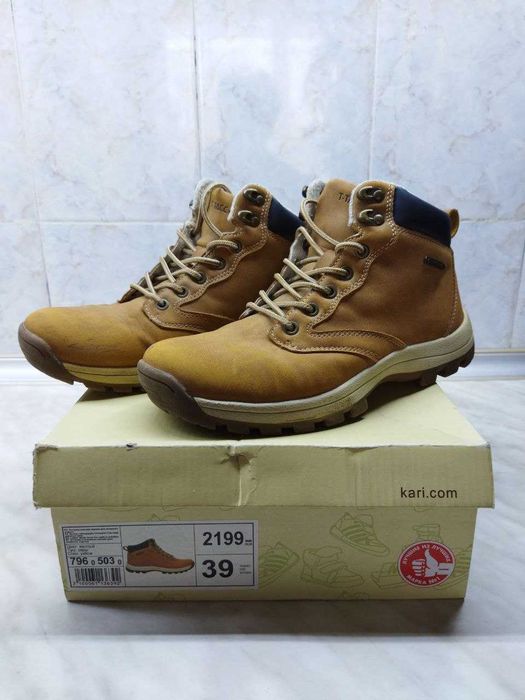 Мужские тёплые полусапожки.