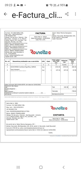 Vând Combina frigorifică că