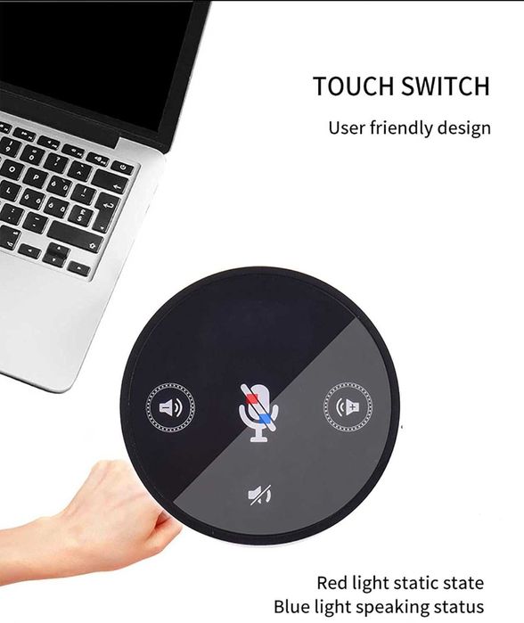 Syskonics USB граничен микрофон с високоговорител