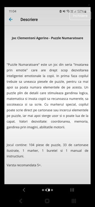 Puzzle numărătoare