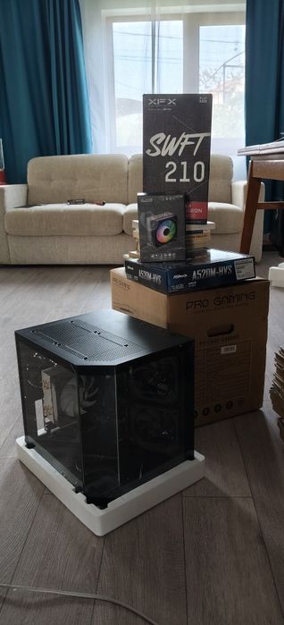 Pc high gaming nou  full amd ryzen 5 5500 , amd rx6600, 16gb ram 3200, ssd 512 gb