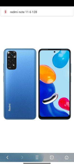 Redmi note 11 sotiladi. 6 ga 128 gb
