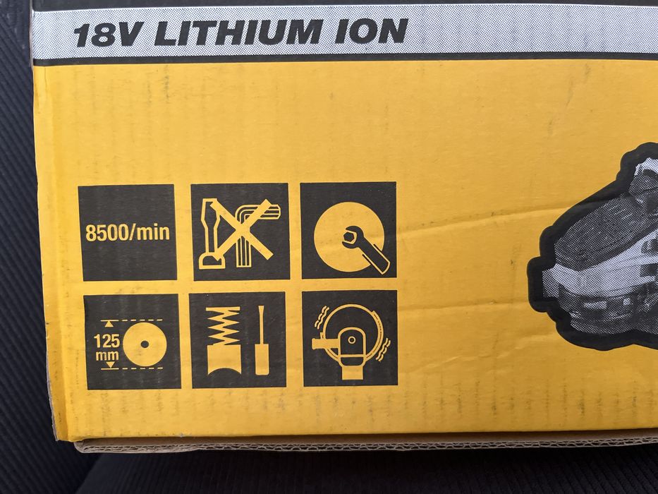 DCG412(Corp-FLEX), ca DCG405, cu protectie primdere, nou, orig.DeWALT.