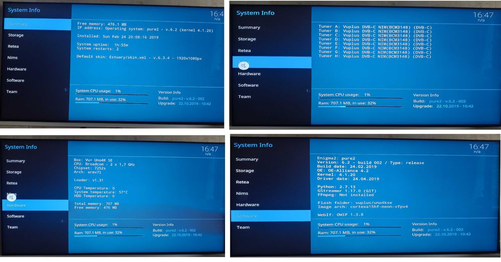 Media Player STB VU+ Uno 4K SE