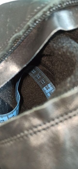 Cizme peste genunchi piele,mar 35(23cm interior)