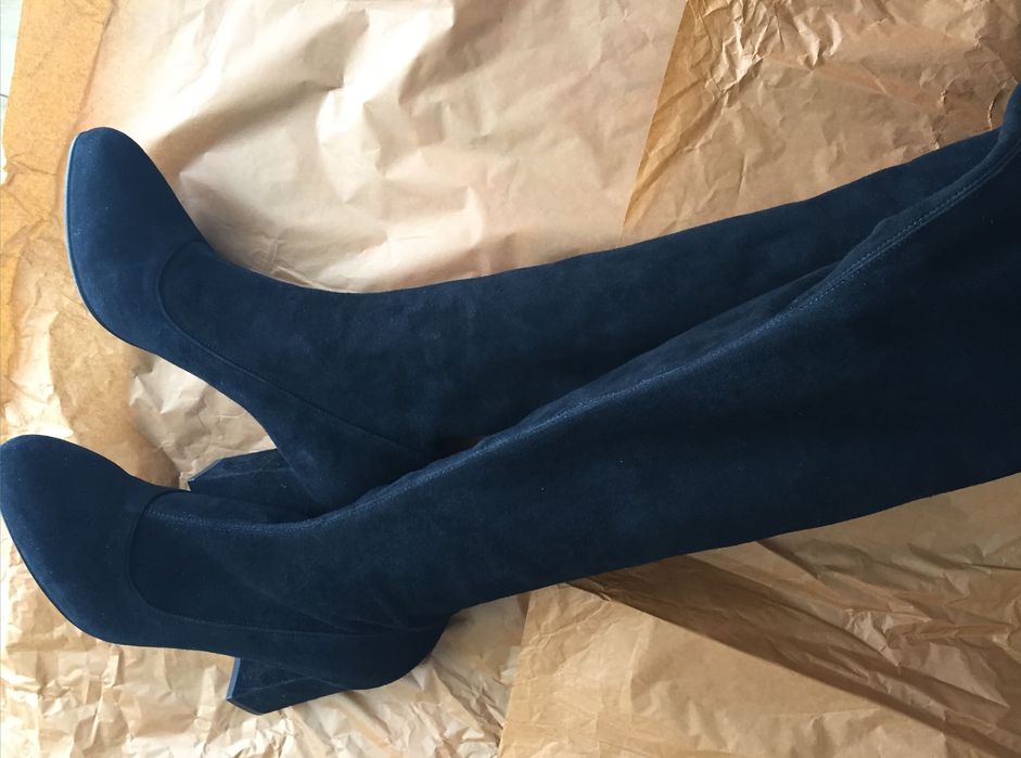 Велурени чизми (overknees) Le Silla, 39, нови