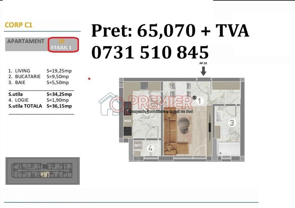 Garsoniera | Metalurgiei  - Complex Rezidențial