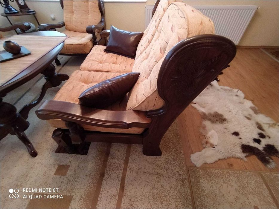 Холова гарнитура от дърво -  Ясен.